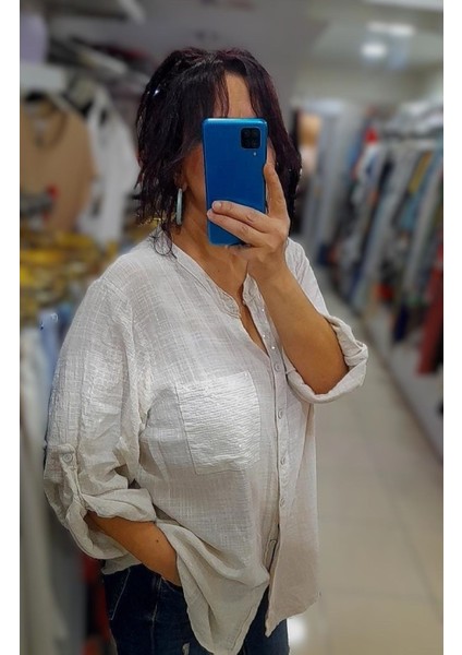 Italyan Düz Desen Pullu Cep Detaylı Gömlek fiyatları