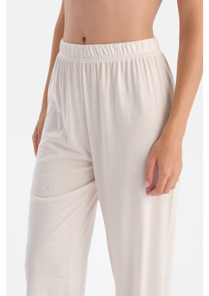 Çiçek Desenli Gömlek Pantolon Takım