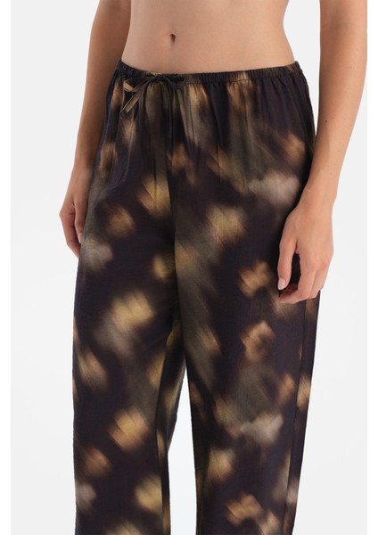 Desenli Dokuma Viskon Pantolon indirimleri