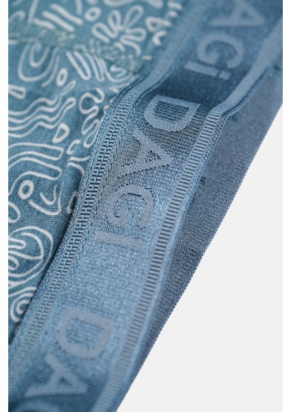 Açık Gri-Gri 4210 3'lü Desenli Micro Modal Boxer fırsatları