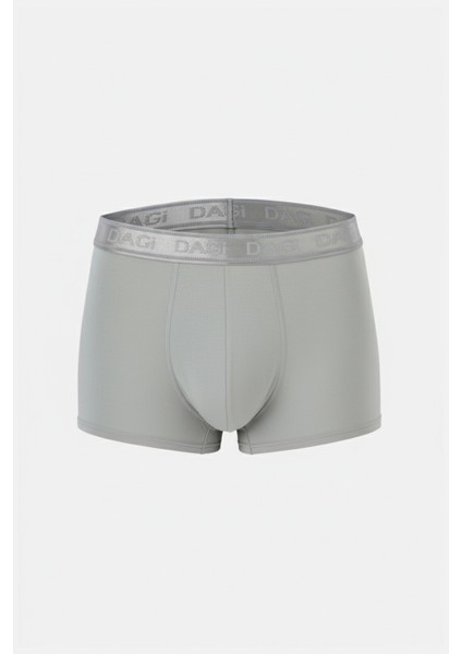Açık Gri-Gri 4210 3'lü Desenli Micro Modal Boxer