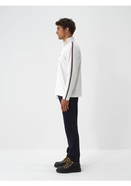 Erkek Lacivert Esnek Dokulu Regular Fit Jogger Pantolon modelleri