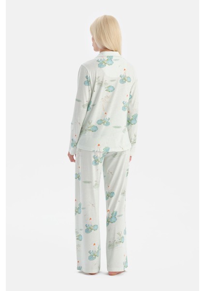 Çiçek Desenli Gömlek Pantolon Takım fiyatları