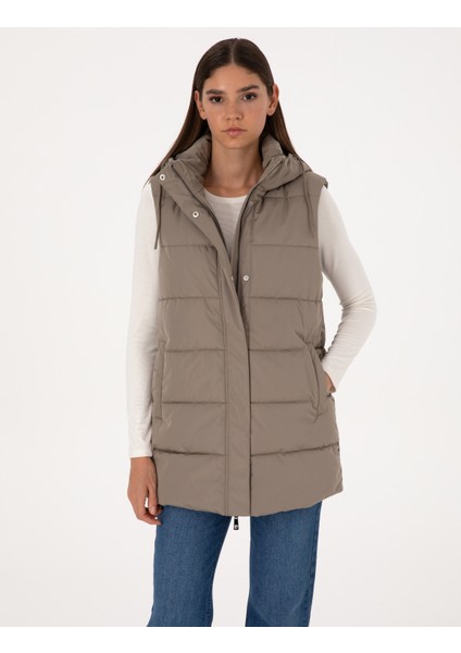 Kadın Vizon Yelek 50309044-VR052