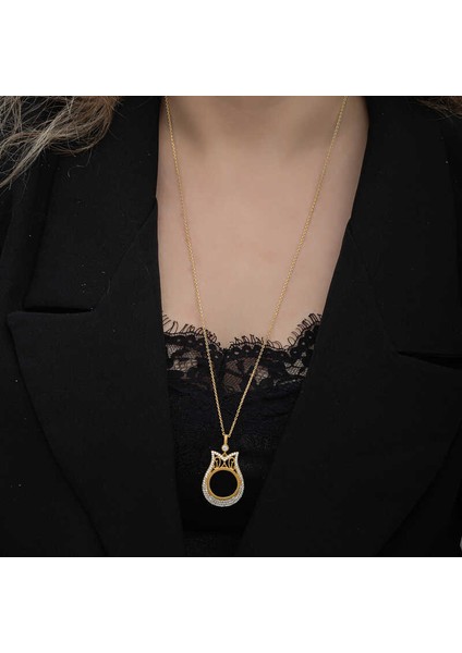 Gümüş Gold Kaplama Çeyrek Altın Takılabilen Kadın Kolye fırsatları