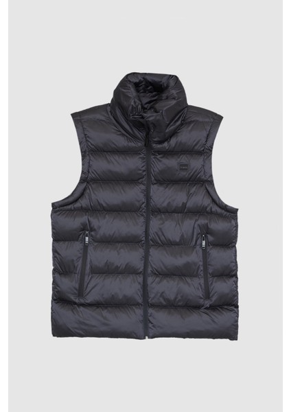 Slim Fit Antrasit Düz Yelek Mont indirimleri