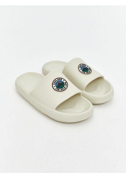 Yeni Sezon Tek Bantlı Baskılı Erkek Terlik