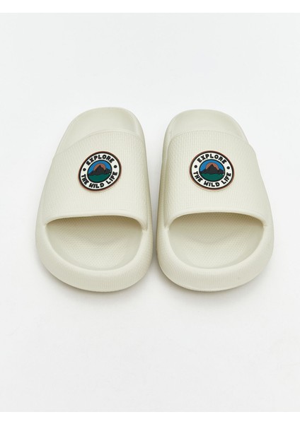 Yeni Sezon Tek Bantlı Baskılı Erkek Terlik modelleri