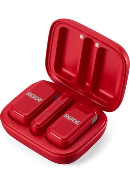 Wireless Micro: Kırmızı: Usb-C | Ultra Kompakt Kablosuz Mikrofon
