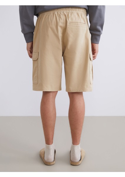 Yeni Sezon Standart Kalıp Erkek Kargo Şort fırsatları