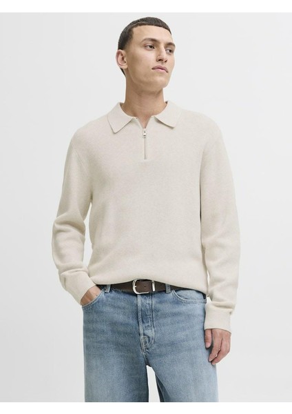 Jack Jones Blamılano Polo Yaka Relax Fit Erkek Kazak 12281743