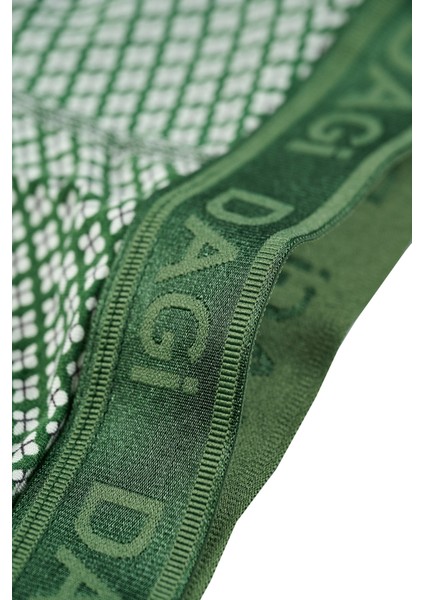 Yeşil 4210 3'lü Desenli Micro Modal Boxer modelleri