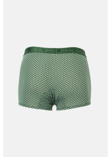 Yeşil 4210 3'lü Desenli Micro Modal Boxer fırsatları