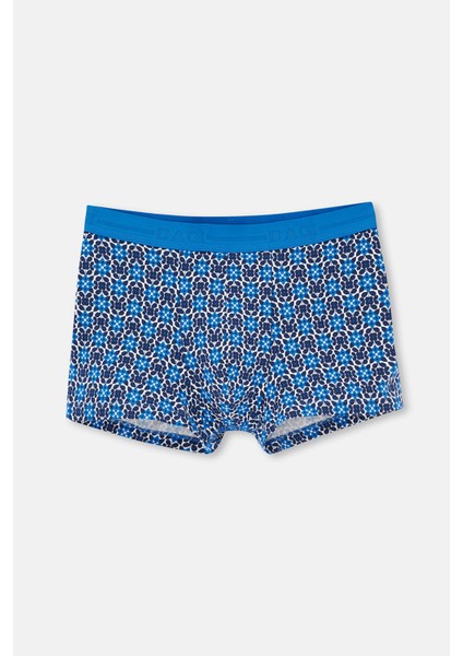 Mavi 5210 2'li Desenli Pamuk Boxer modelleri