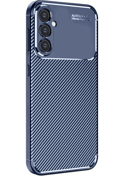 Bfs Samsung Galaxy A16 5g Kılıf Auto Focus Karbon Kapak - Lacivert