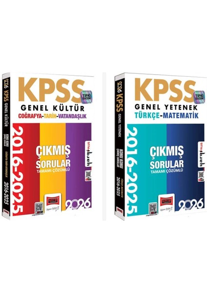 Yargı 2026 Kpss Genel Kültür Genel Yetenek 2016-2026 Konu Konu Ta