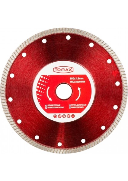 Seramik Fayans Kesici Disk - 180X1,8X22