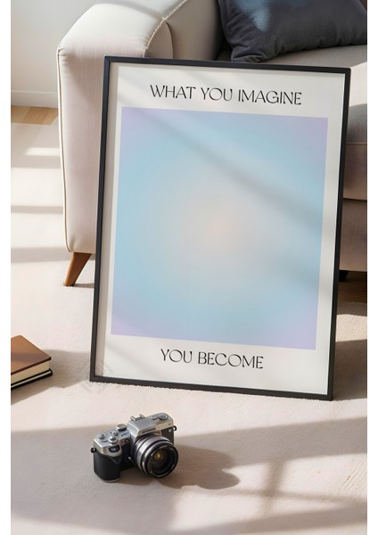 Aura Serisi Siyah Çerçeveli Poster, Tablo No:16