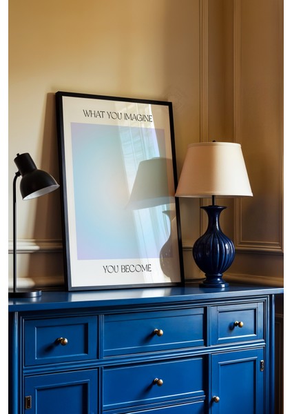 Aura Serisi Siyah Çerçeveli Poster, Tablo No:16 fiyatları