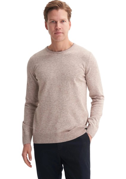 Premium Slim Fit Viskon Karışımlı Bisiklet Yaka KAZAK-33220 fiyatları