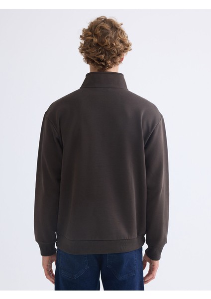 Yeni Sezon Dik Yaka Erkek Sweatshirt fırsatları