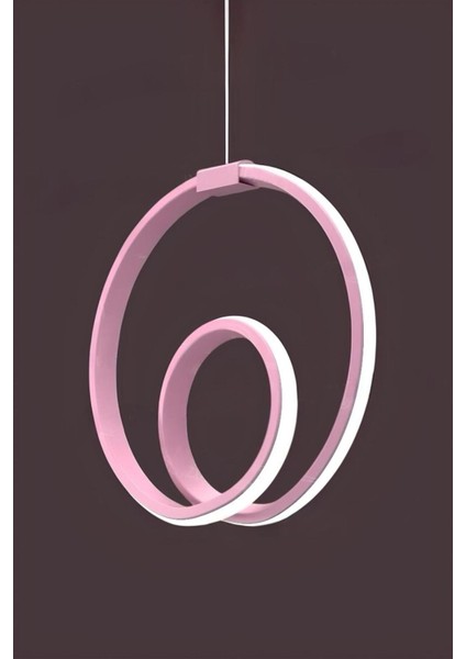 Perma Pembe Tek Renk Modern Sarkıt LED Avize indirimleri