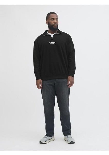 Jack Jones Jjesoho Sweat Quarter Zıp Hn Noos Pls Sweat 12279519 modelleri