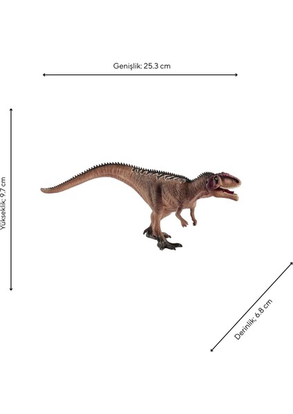 Yavru Giganotosaurus 15017 fiyatları
