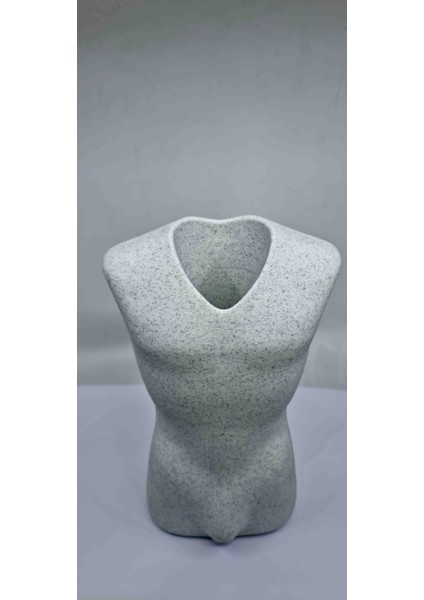 Vücut Şeklinde Vazo 20 cm Mermer Desenli fiyatları