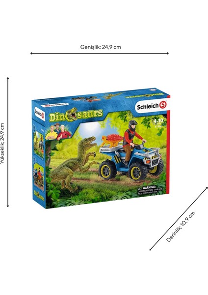 Dinosaurs Oyun Seti Velociraptorden Kaçış CDS41466 fiyatları