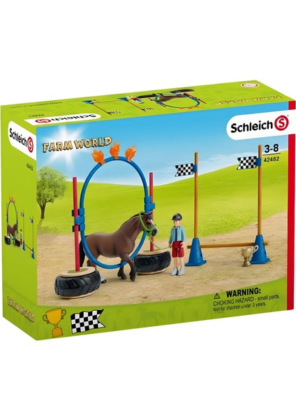 Farm World Oyun Seti Pony Yarış Seti CFW42482