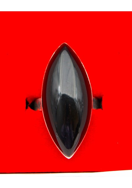 925 Ayar Kadın Gümüş Oltu Taşı Yüzük SY00053 modelleri