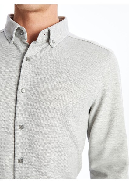 Yeni Sezon Slim Fit Uzun Kollu Erkek Gömlek modelleri