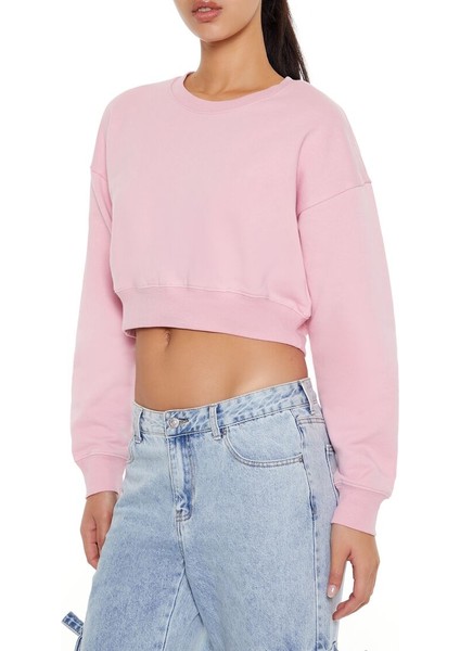 Crop Polar Sweatshirt