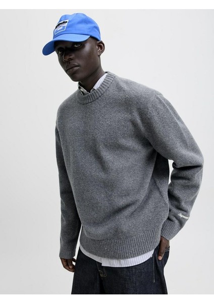 Jack Jones Norrebro Bisiklet Yaka Loose Fit Erkek Kazak 12282728 modelleri