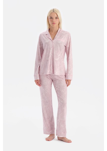 Şal Desenli Gömlek Pantolon Takım fırsatları