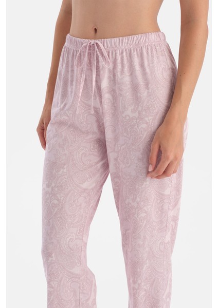 Şal Desenli Gömlek Pantolon Takım