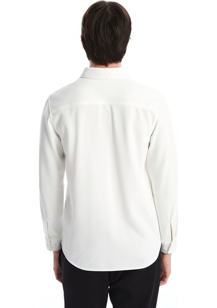 Yeni Sezon Slim Fit Uzun Kollu Erkek Gömlek fırsatları