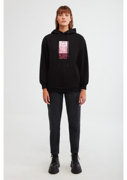 Suspect Comfort Siyah Sweatshirt