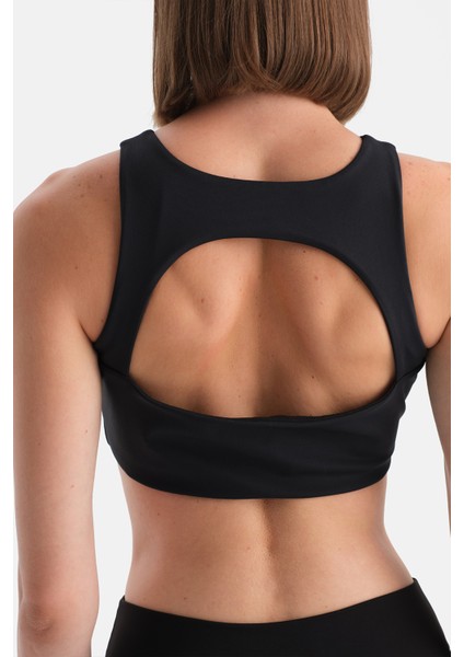 Kadın Önden Fermuarlı Sporcu Sütyeni