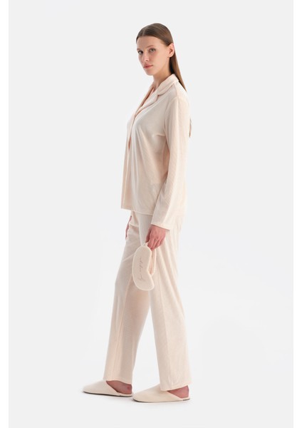 Ribli Kadife Gömlek Pantolon Seyahat Pj Seti modelleri