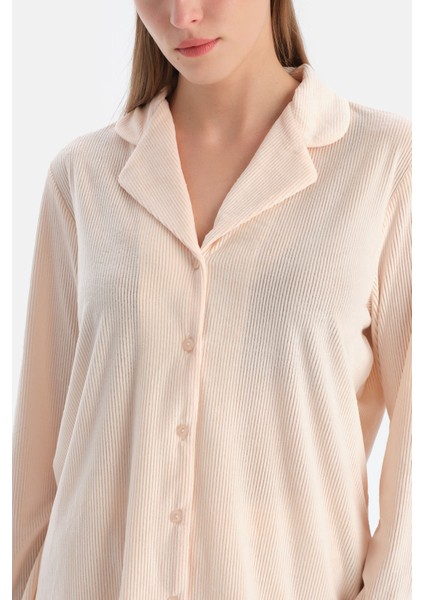 Ribli Kadife Gömlek Pantolon Seyahat Pj Seti indirimleri