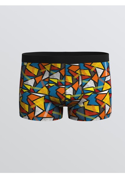 Yeni Sezon Standart Kalıp Pamuklu Esnek Erkek Boxer 3'lü modelleri