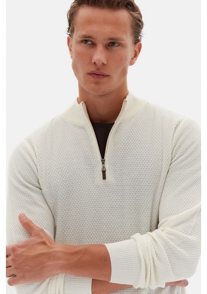 Ds Damat Regular Fit Ekru Kazak fiyatları