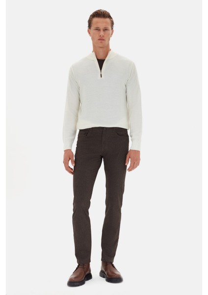 Ds Damat Regular Fit Ekru Kazak modelleri