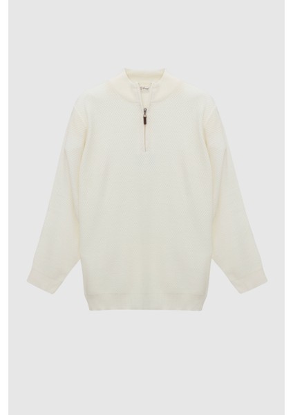 Ds Damat Regular Fit Ekru Kazak indirimleri