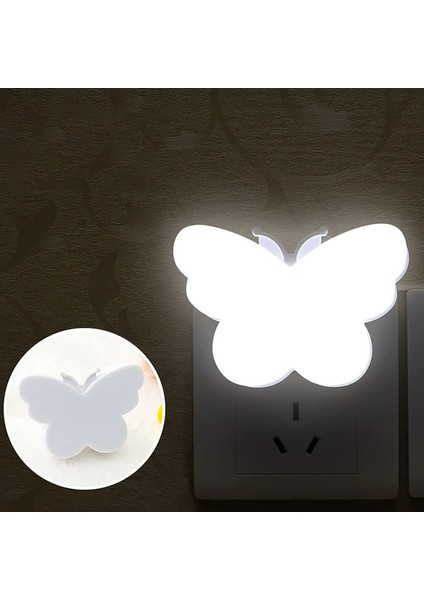 Gece Işık Tapası Duvara Auto Geride Döküm To Dawn Akıllı Sensör Oturma Odası Yatak Odası Gece Işığı Banyo Çocuklar 220V Eu Yayılan Renk: 1 Pc Sarı /renk: 220V Ab Fiş (Yurt Dışından)