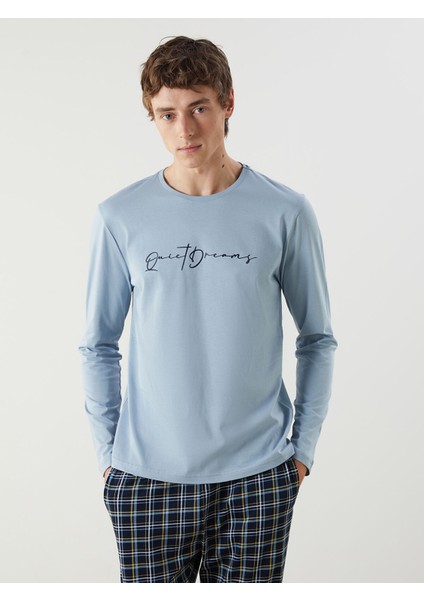 Yeni Sezon Standart Kalıp Erkek Pijama Takımı