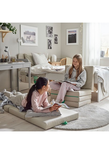 Yataklı Puf, Bej-Yeşil, 62X9X183 cm fiyatları