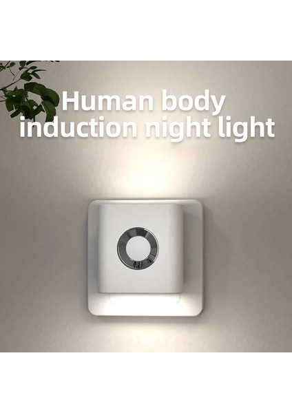 Kablosuz LED Gece Işık Hareket Sensörü Ab Yatak Odası Merdiven Tuvalet Koridoru Için Duvar Lambaları Banyo Dekorasyonu Işık Çözme Renk: Şarj Edilebilir (Yurt Dışından)